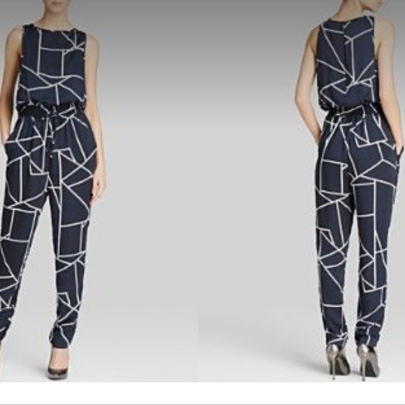 DKNYC Women's Geometric Jumpsuit. - Picture 6 of 11